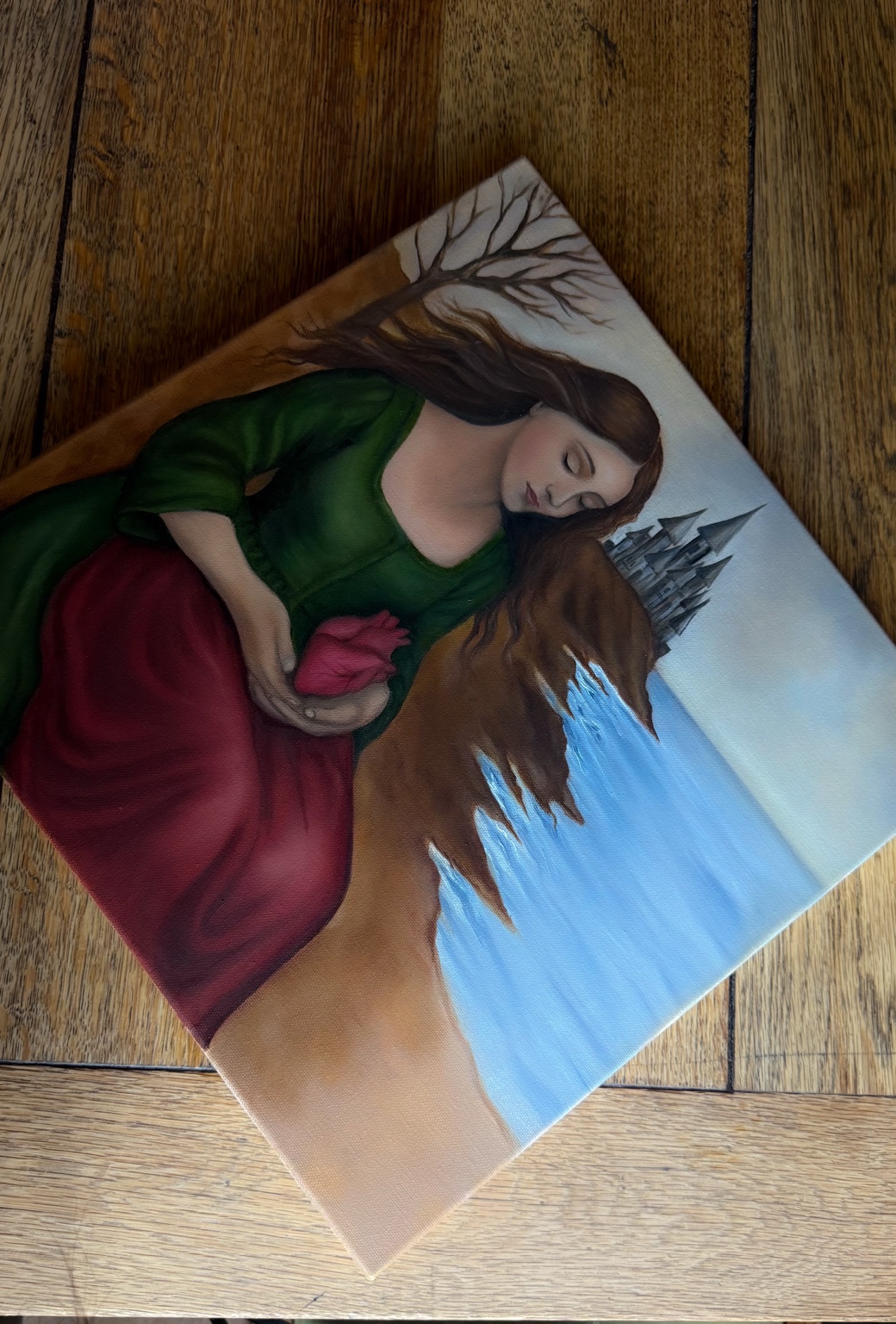 Sleeping Figure, a painting by Shehara